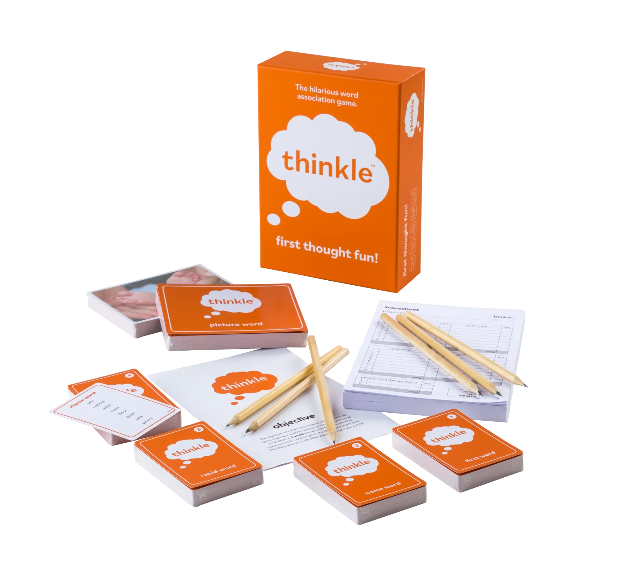 What's included — cards, pencils, scoresheet